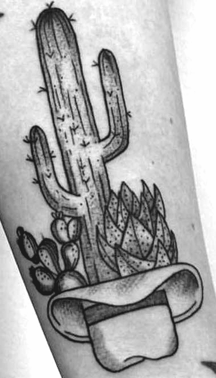 Cactus Tattoo Figure