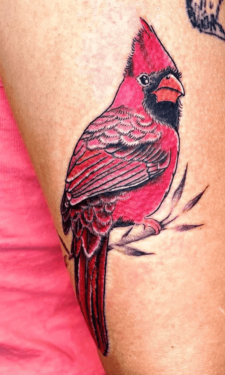 Cardinal Tattoo Portrait