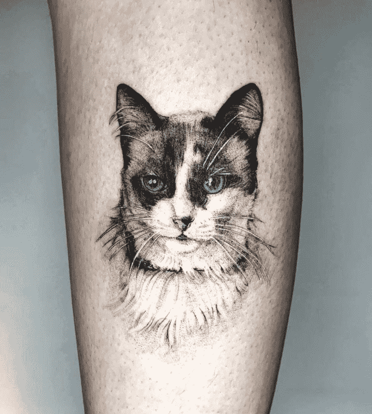 Cat Tattoo Figure