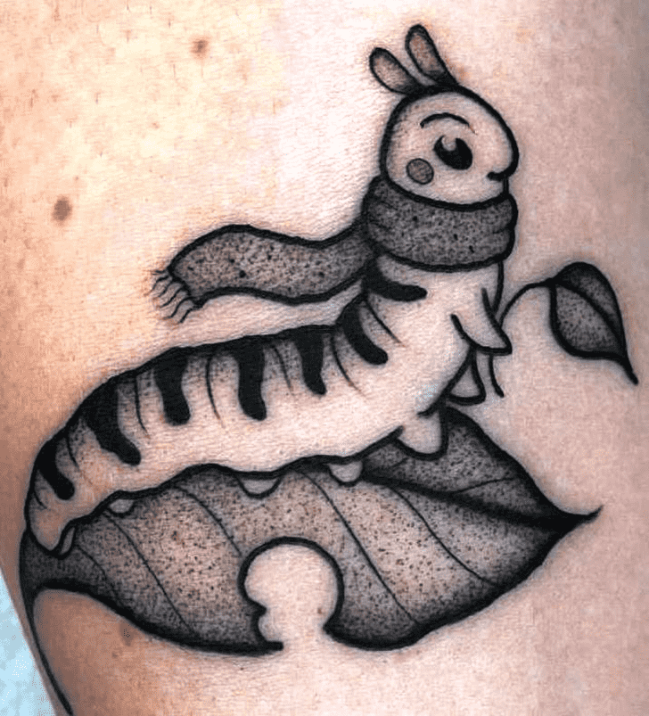 Caterpillar Tattoo Ink