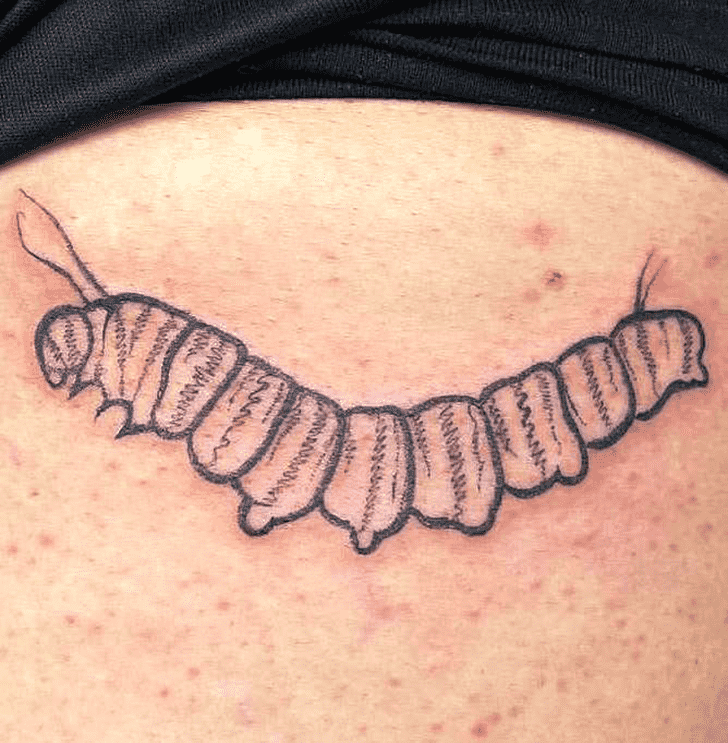 Caterpillar Tattoo Shot