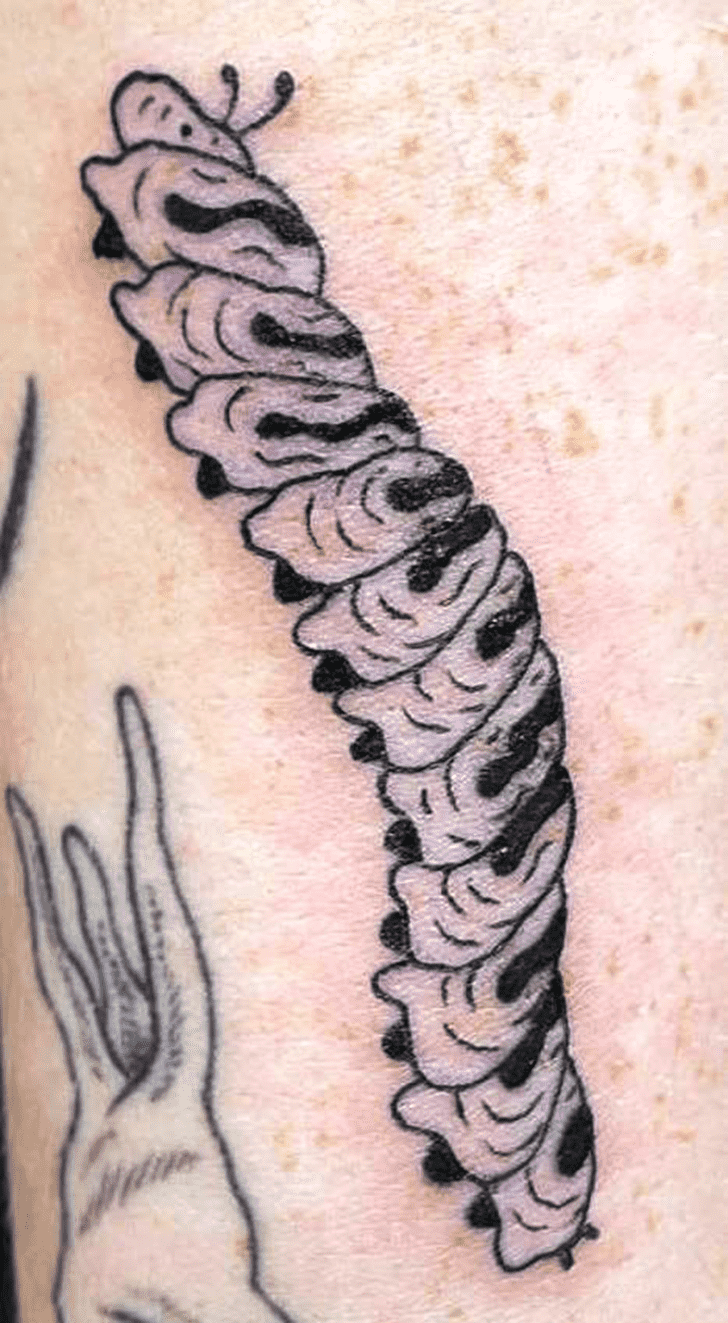 Caterpillar Tattoo Ink