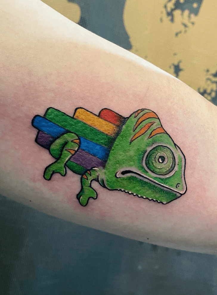 Chameleon Tattoo Design Image