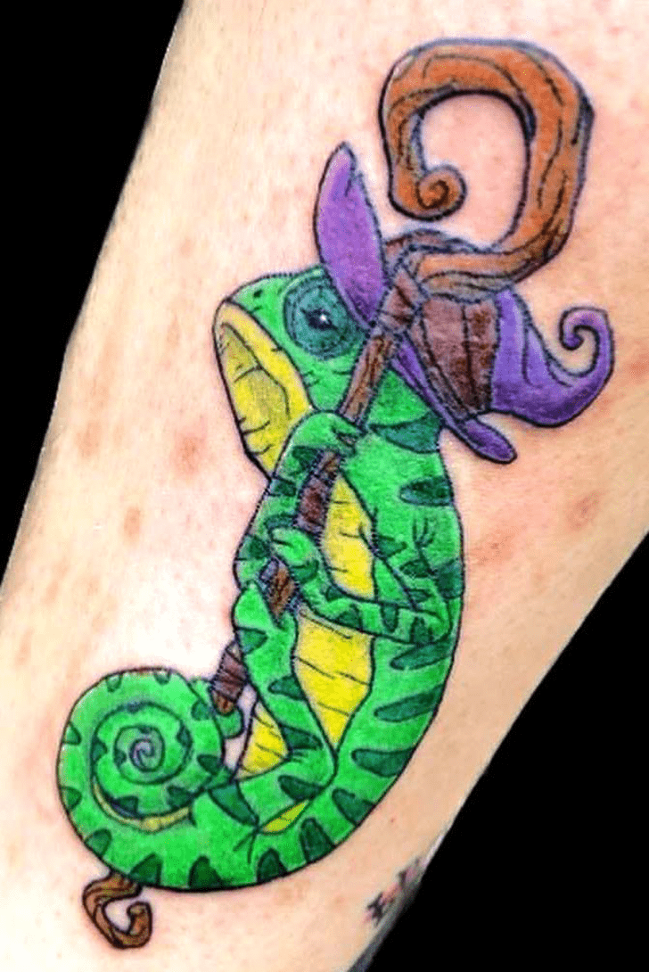 Chameleon Tattoo Photo