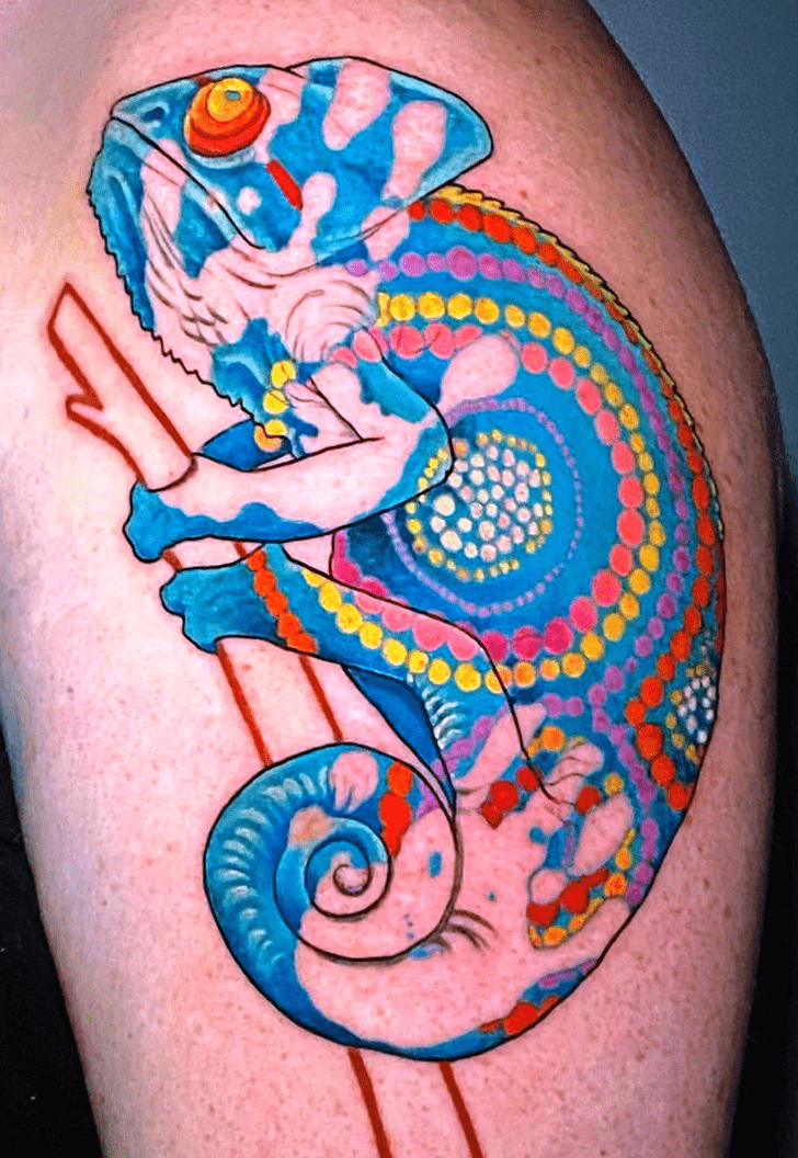 Chameleon Tattoo Photos