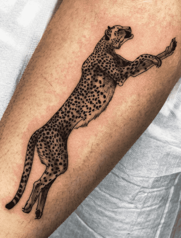 Cheetah Tattoo Photo