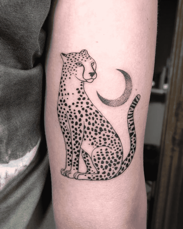 Cheetah Tattoo Portrait