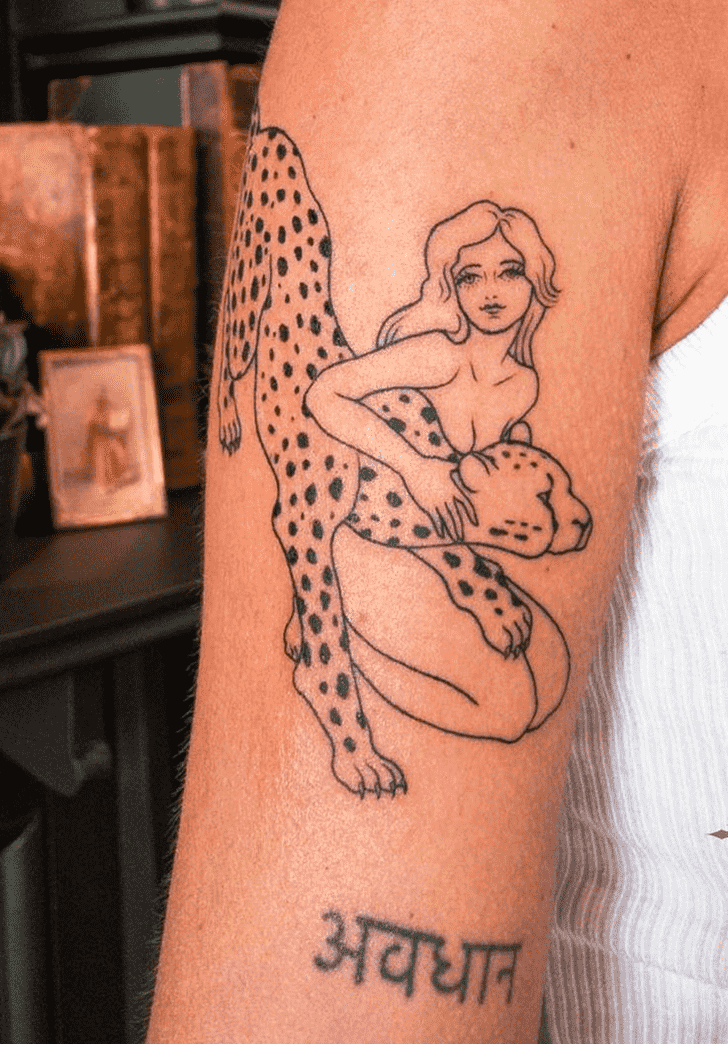 Cheetah Tattoo Photograph