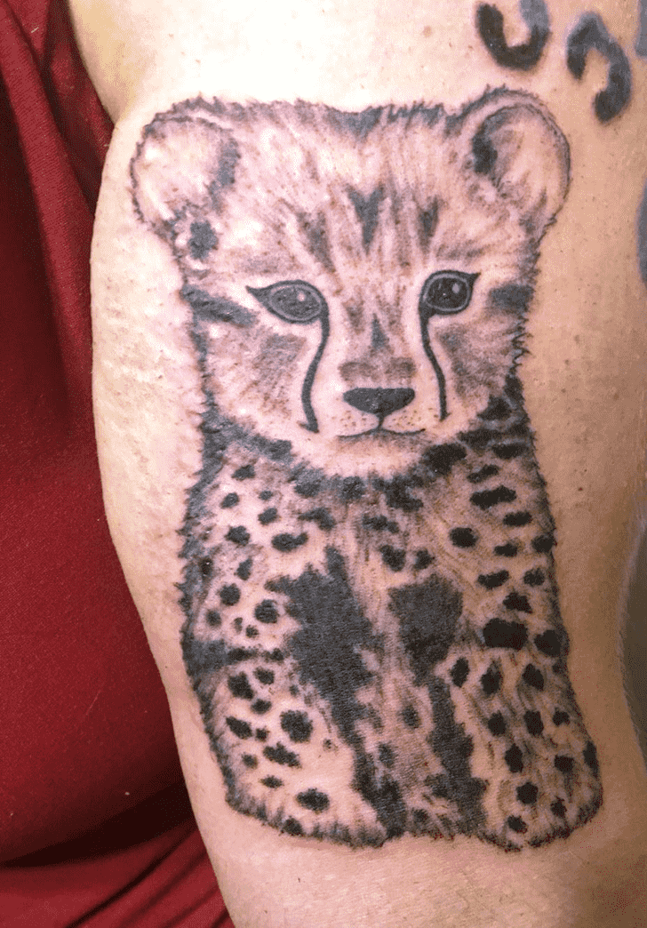 Cheetah Tattoo Portrait