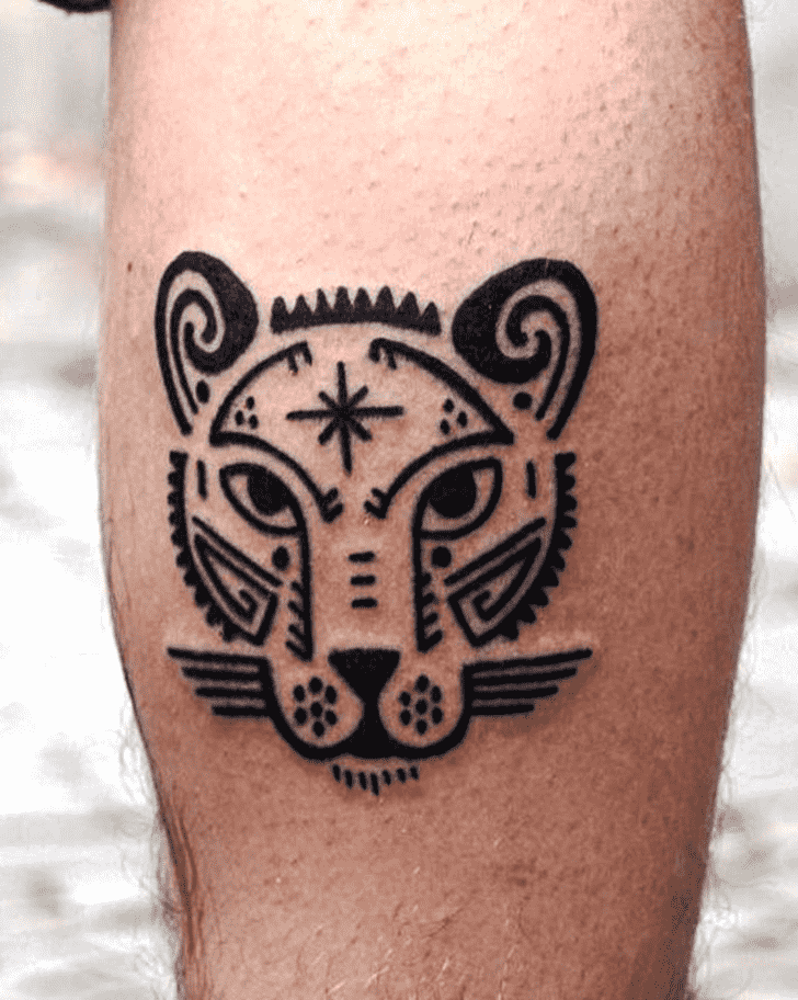 Cheetah Tattoo Shot