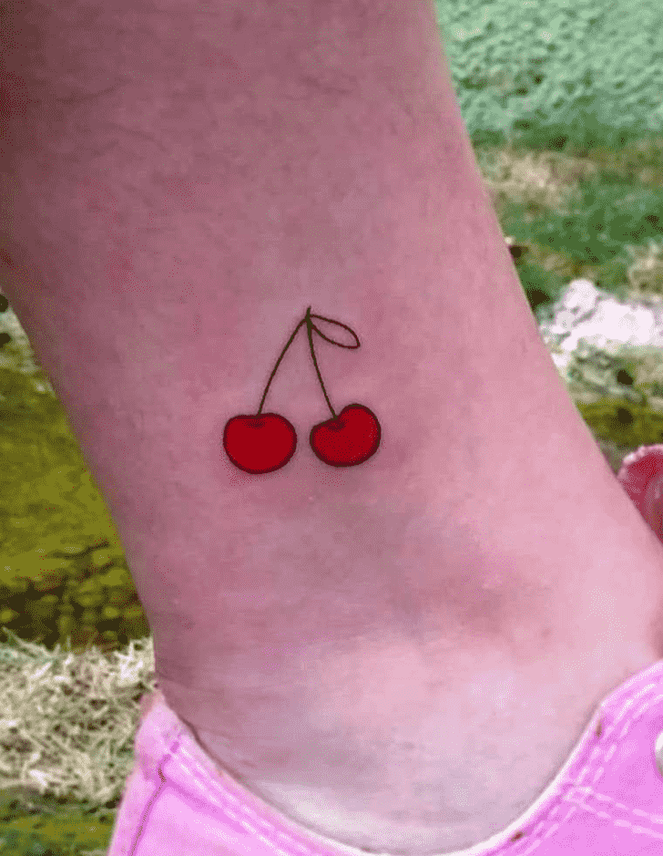 Cherry Tattoo Photo