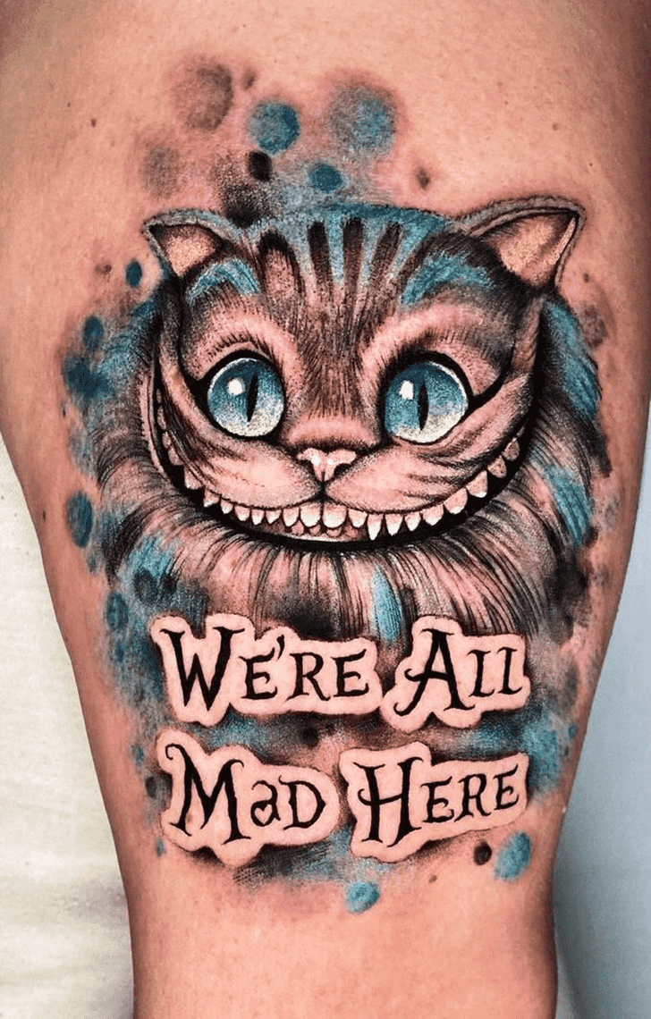 Cheshire Cat Tattoo Snapshot