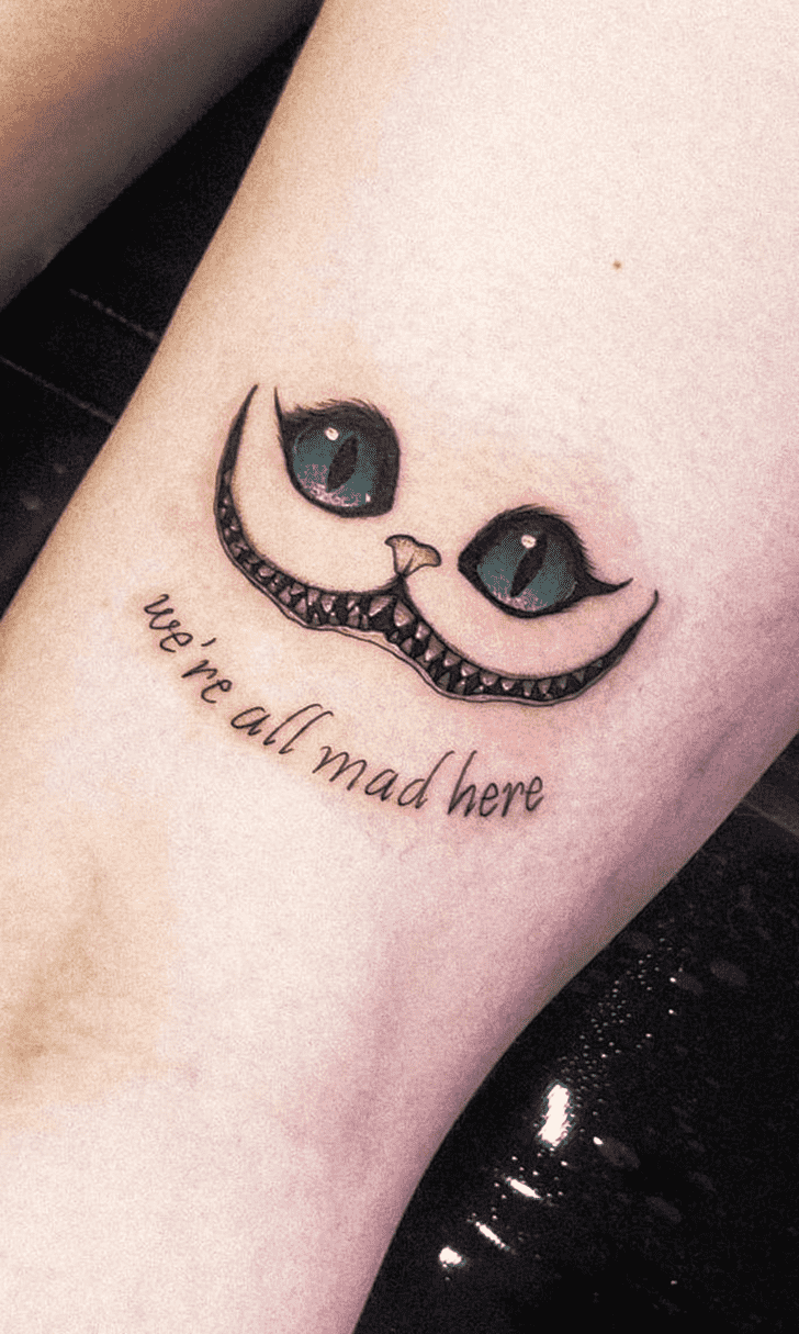 Cheshire Cat Tattoo Figure