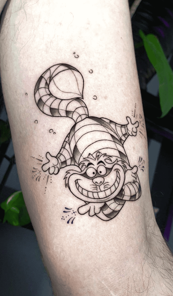 Cheshire Cat Tattoo Figure