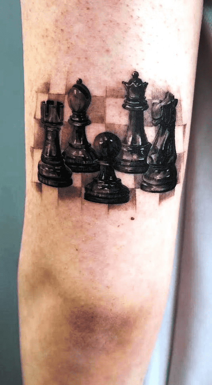 Chess Tattoo Photograph