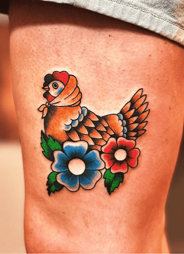 Chicken Tattoo Picture