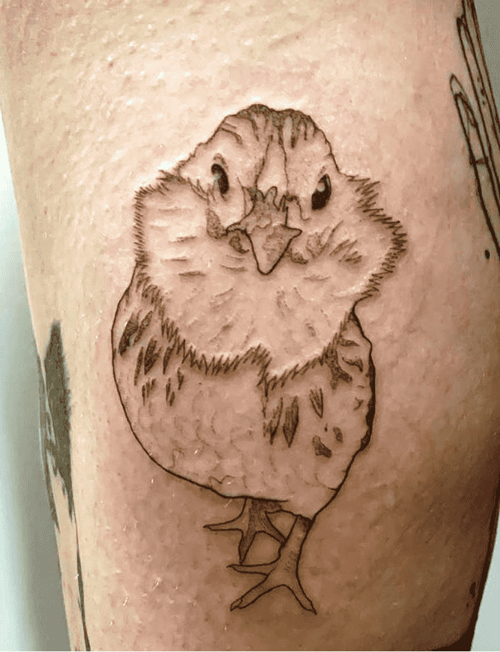 Chicken Tattoo Photograph