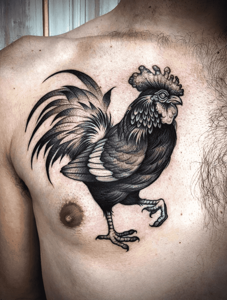 Chicken Tattoo Shot