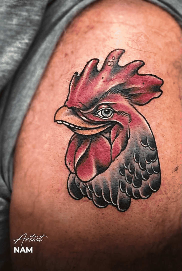 Chicken Tattoo Shot