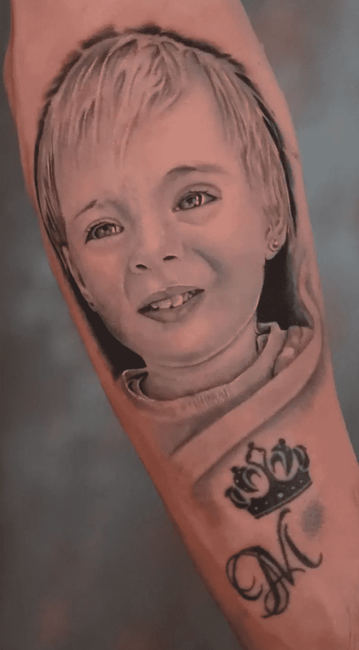 Children Tattoo Design Image