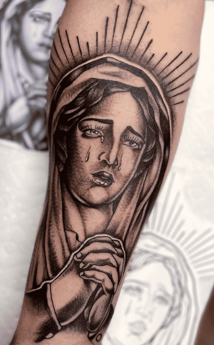 Christian Tattoo Photograph