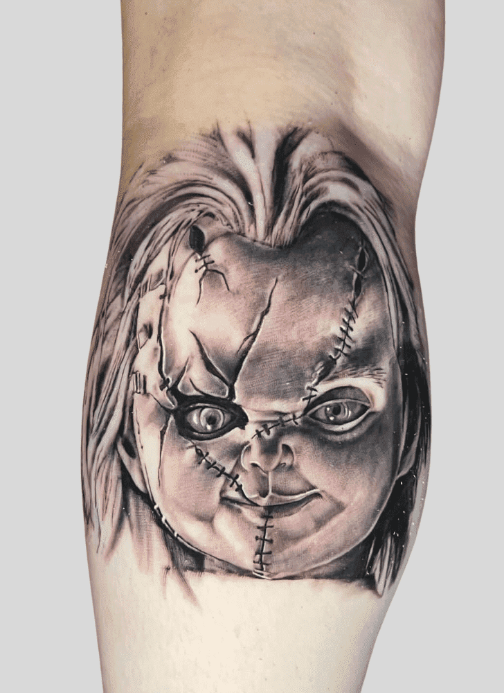 Chucky Tattoo Shot