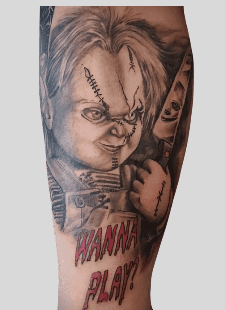 Chucky Tattoo Portrait