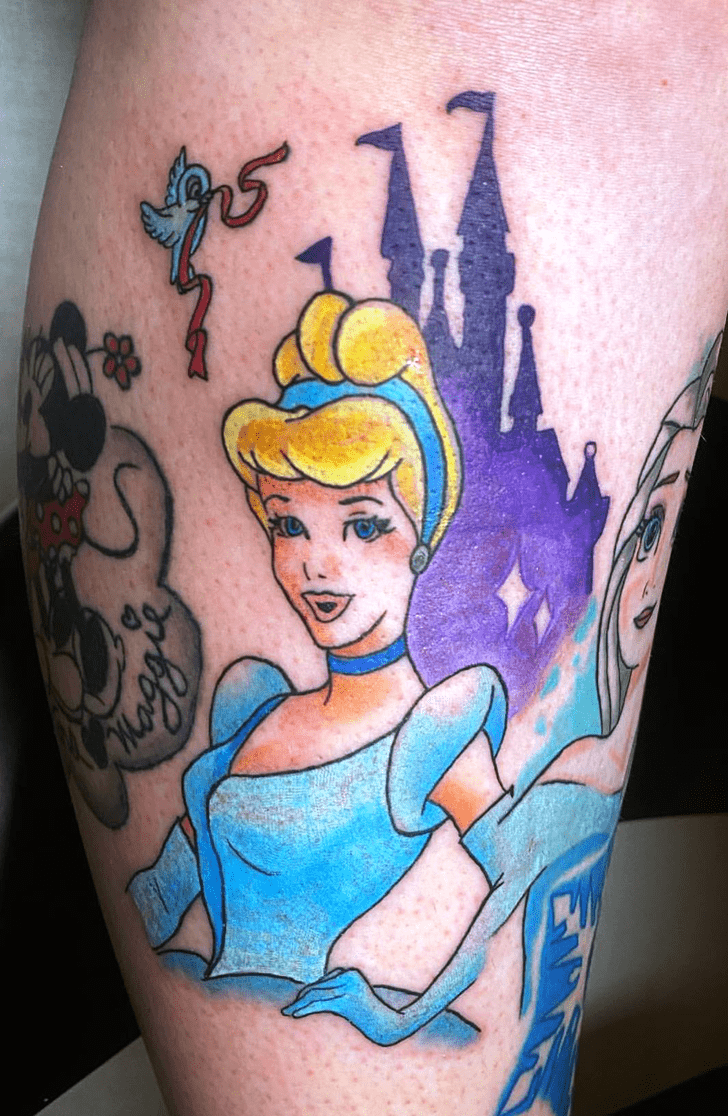 Cinderella Tattoo Figure