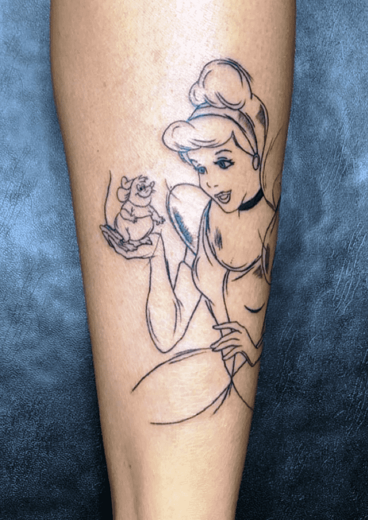 Cinderella Tattoo Figure