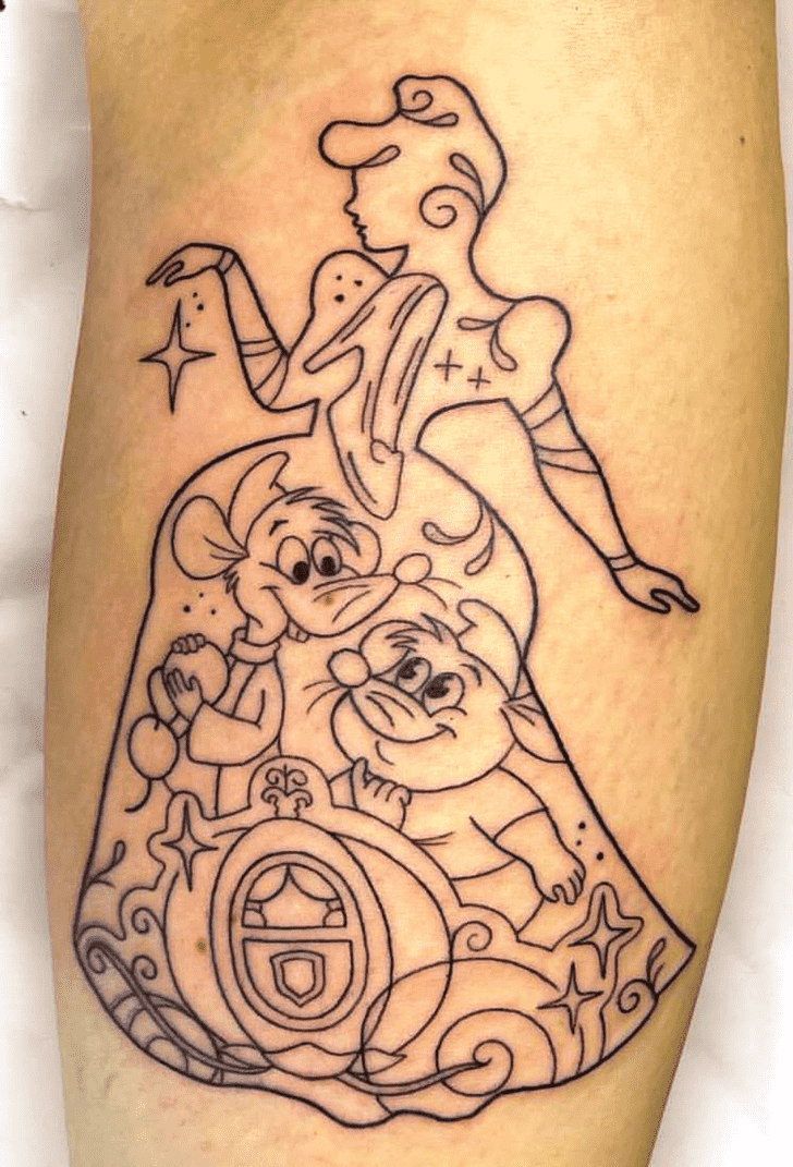 Cinderella Tattoo Portrait