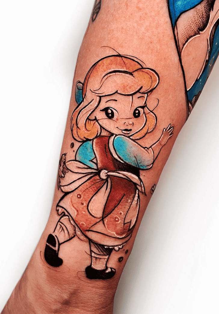 Cinderella Tattoo Figure