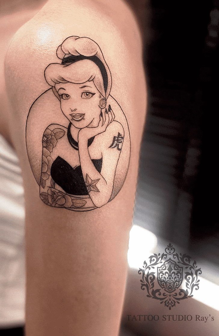 Cinderella Tattoo Portrait