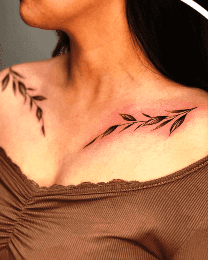 Clavicle Tattoo Portrait