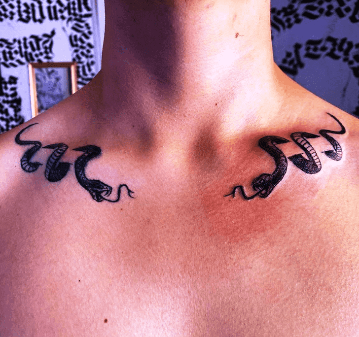 Clavicle Tattoo Design Image