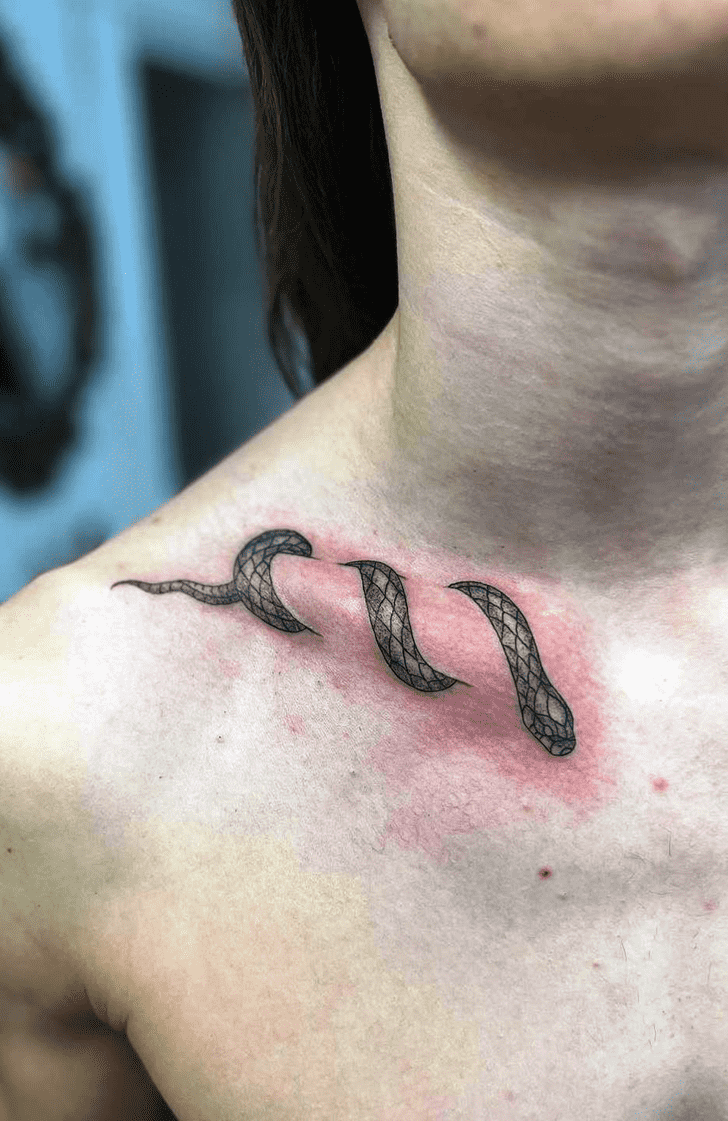 Clavicle Tattoo Photograph