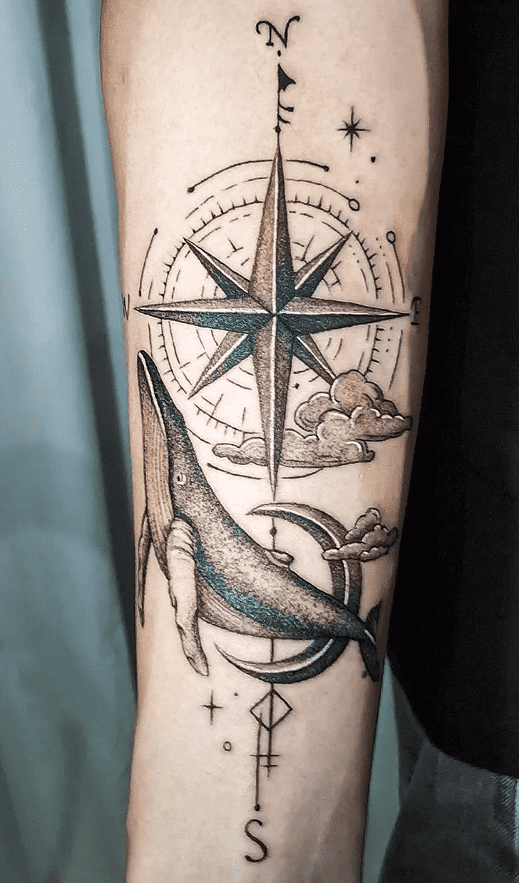 Compass Tattoo Photo