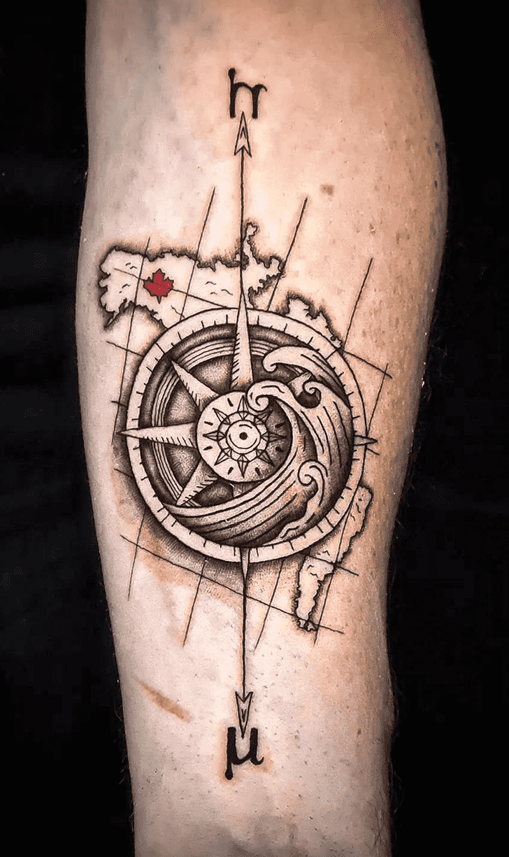 Compass Tattoo Snapshot