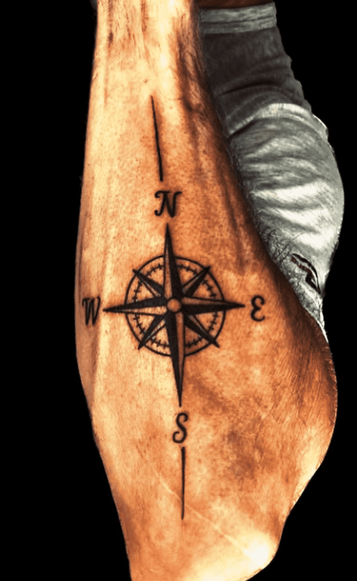 Compass Tattoo Design Image