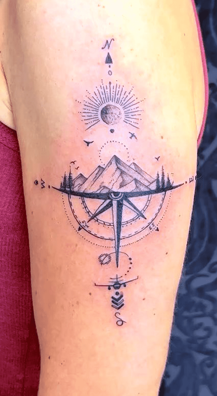 Compass Tattoo Photos