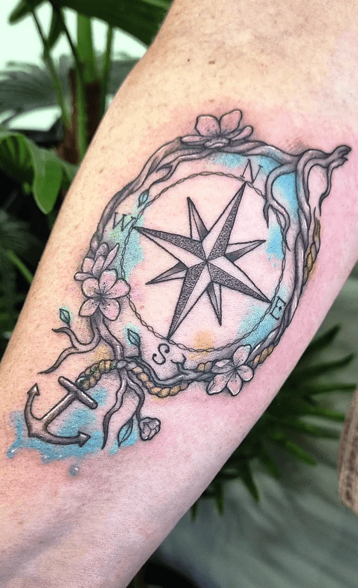 Compass Tattoo Photograph