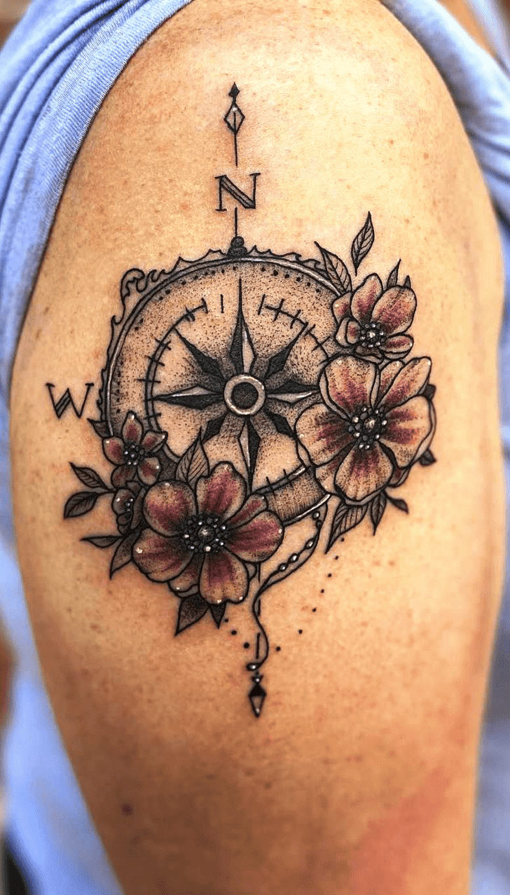 Compass Tattoo Snapshot