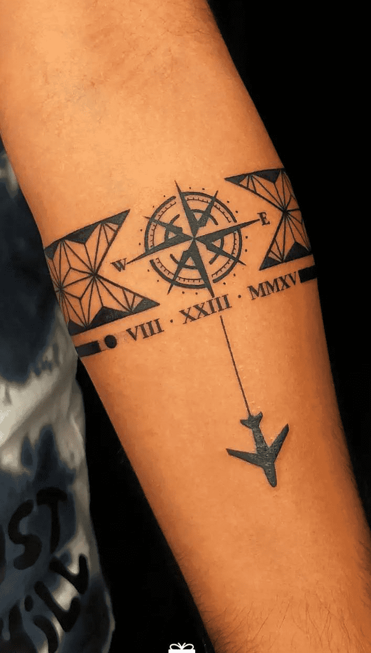 Compass Tattoo Portrait