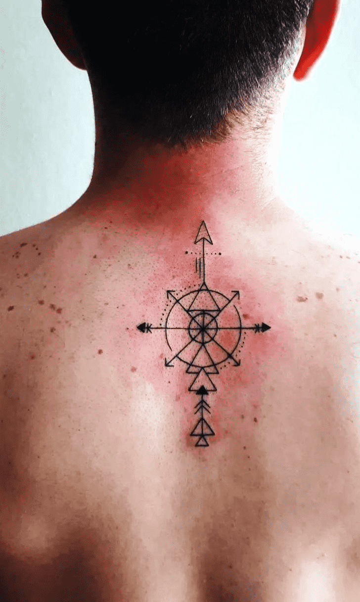 Compass Tattoo Figure