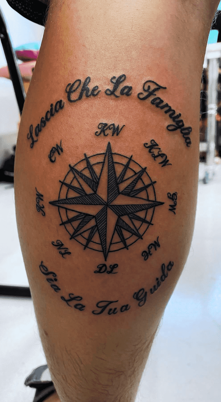 Compass Tattoo Photograph