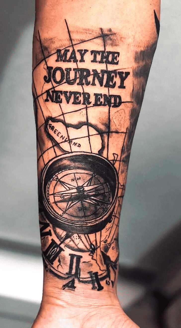 Compass Tattoo Snapshot