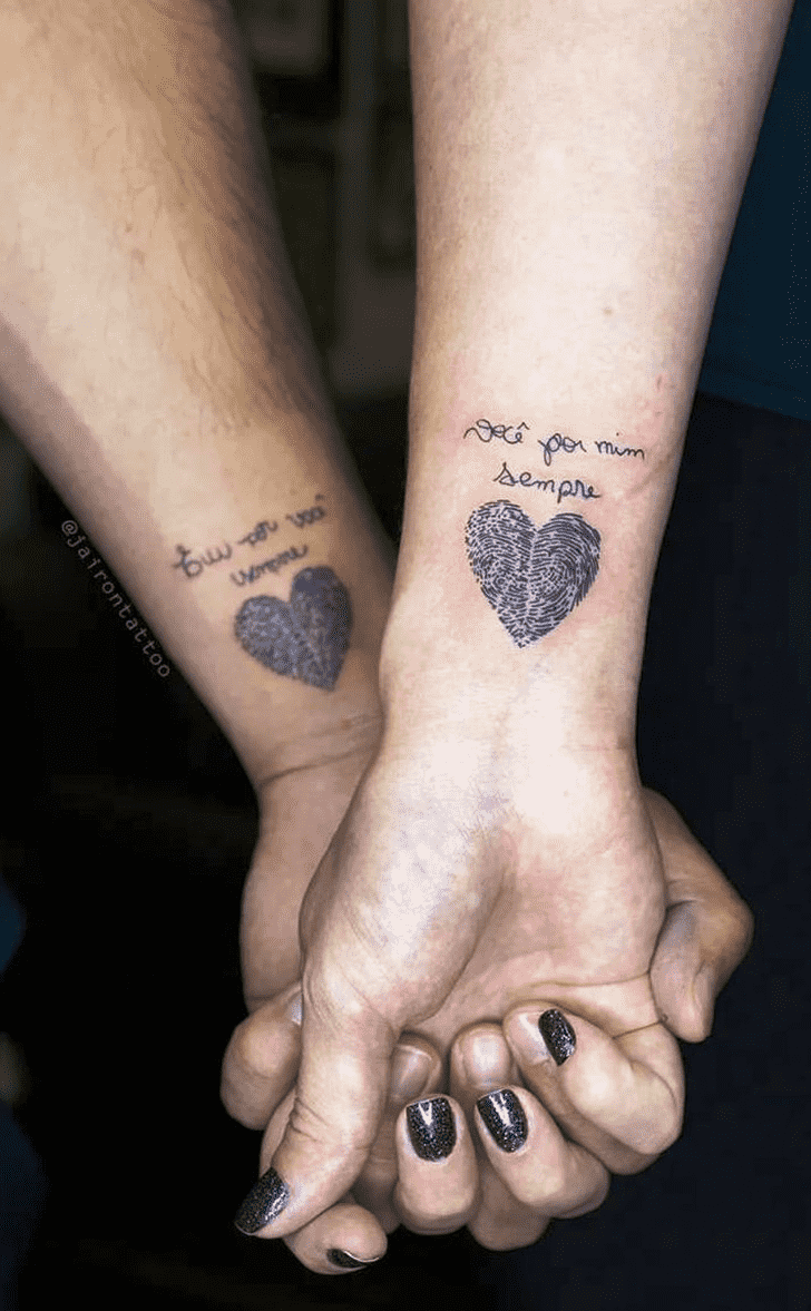 Couple Tattoo Shot
