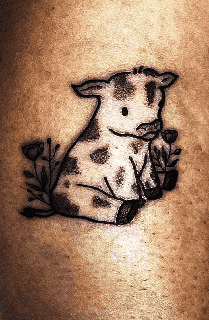 Cow Tattoo Photograph