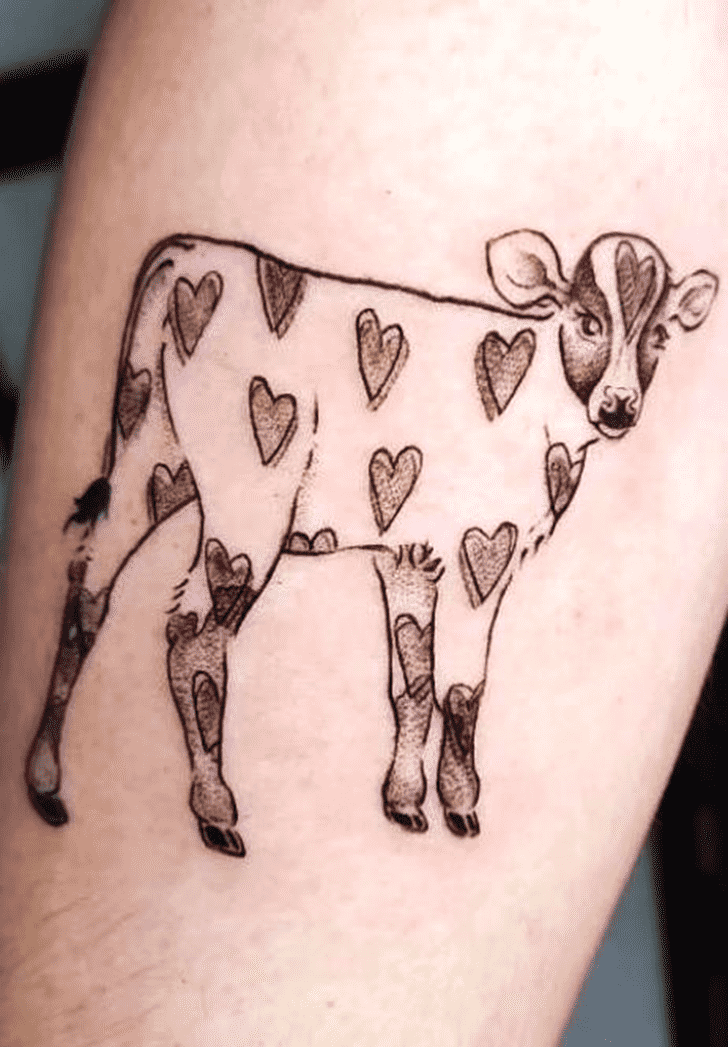 Cow Tattoo Figure