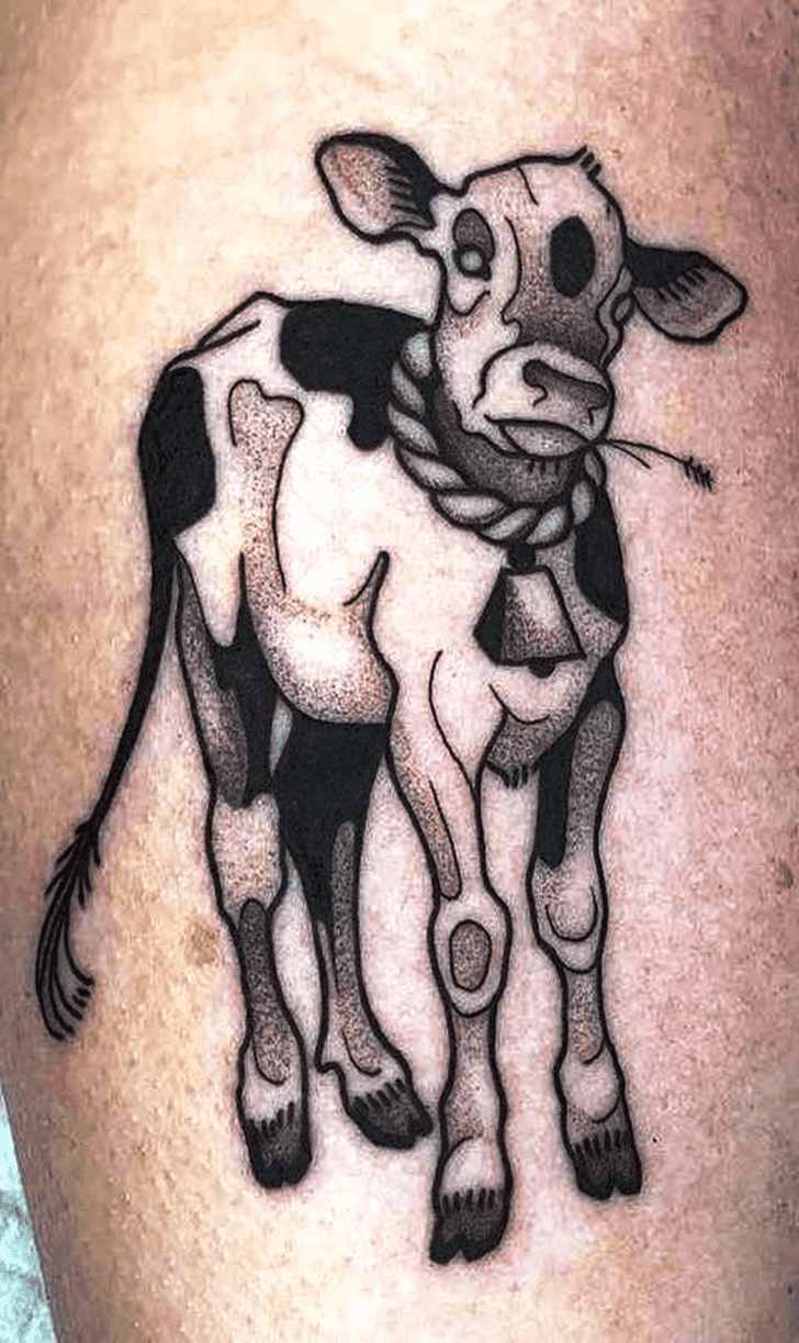 Cow Tattoo Shot