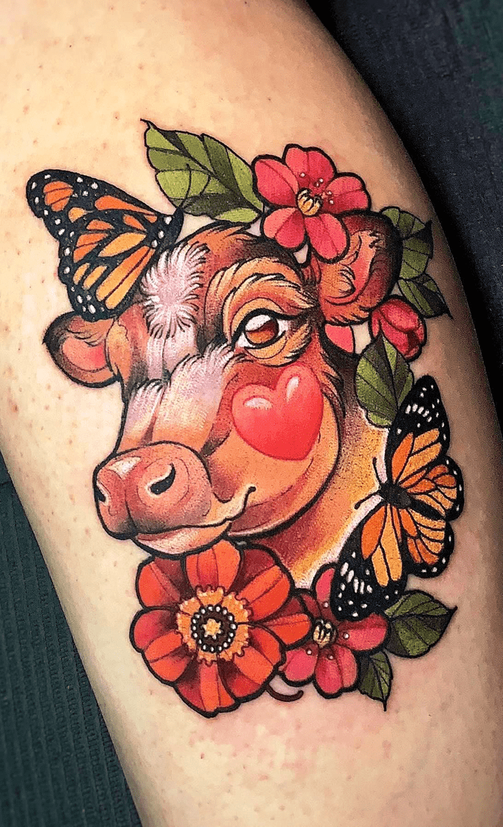 Cow Tattoo Photo